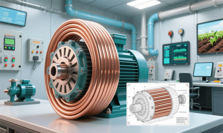 سیم لاکی در سیستم‌های کشاورزی هوشمند و موتورهای پمپ آبیاری