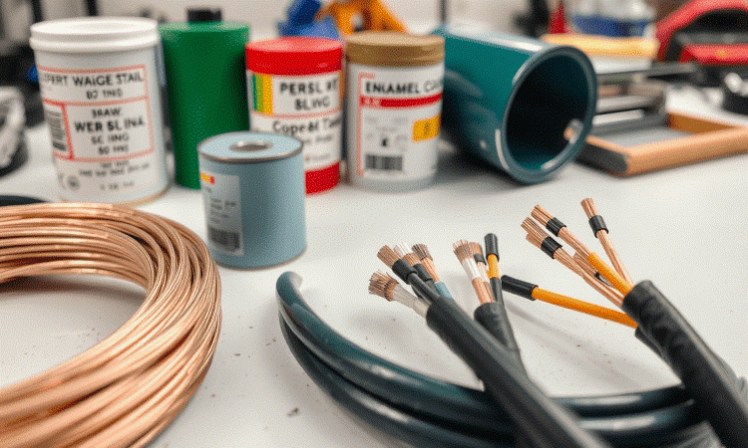 مواد اولیه در تولید سیم لاکی و تأثیر آن بر کیفیت نهایی